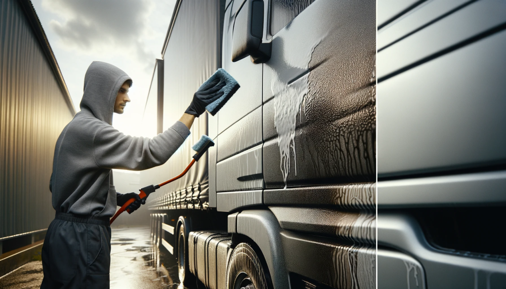 Cleaning agents for removing road film on vehicles